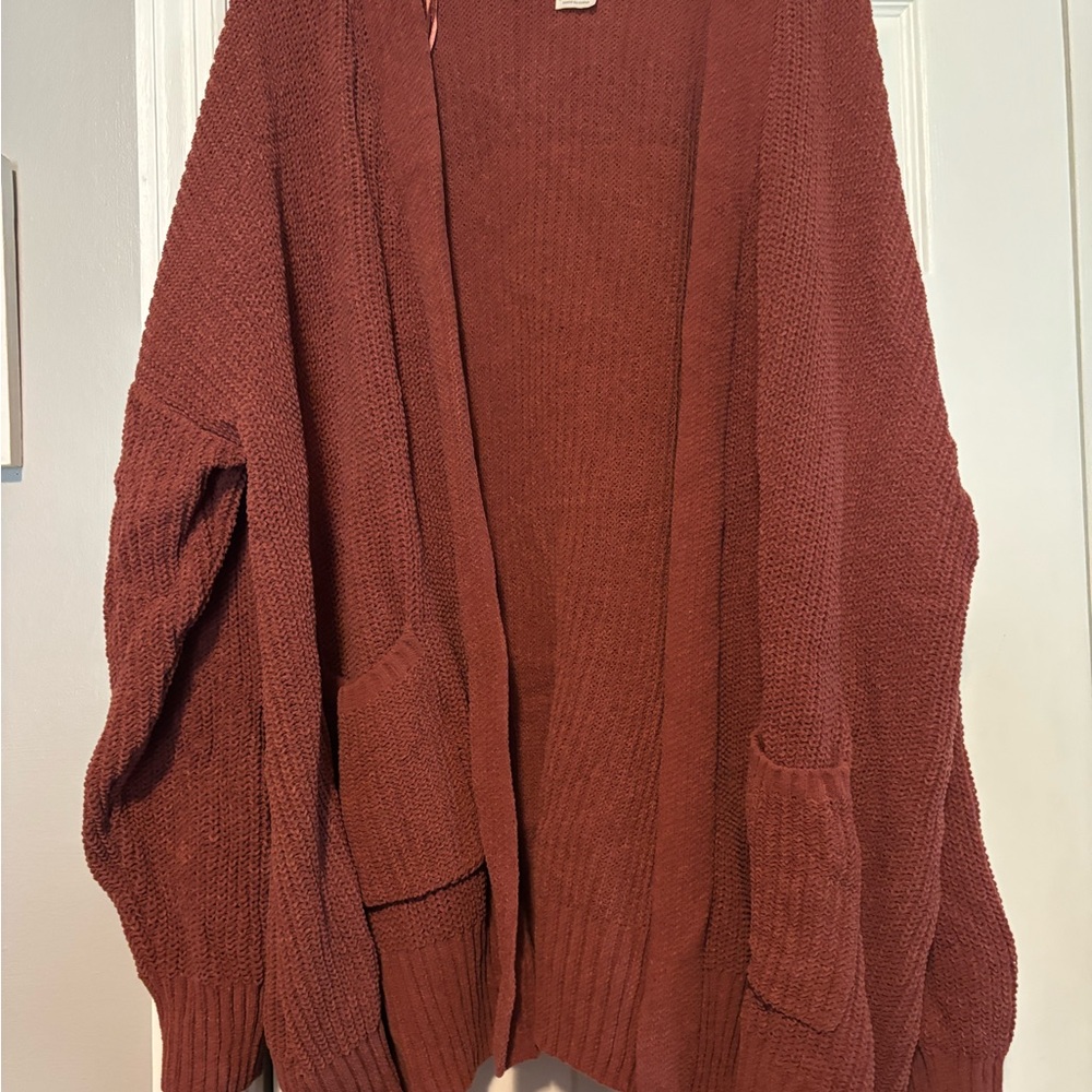 Terra & Sky Women's Warm Mauve Cardigan